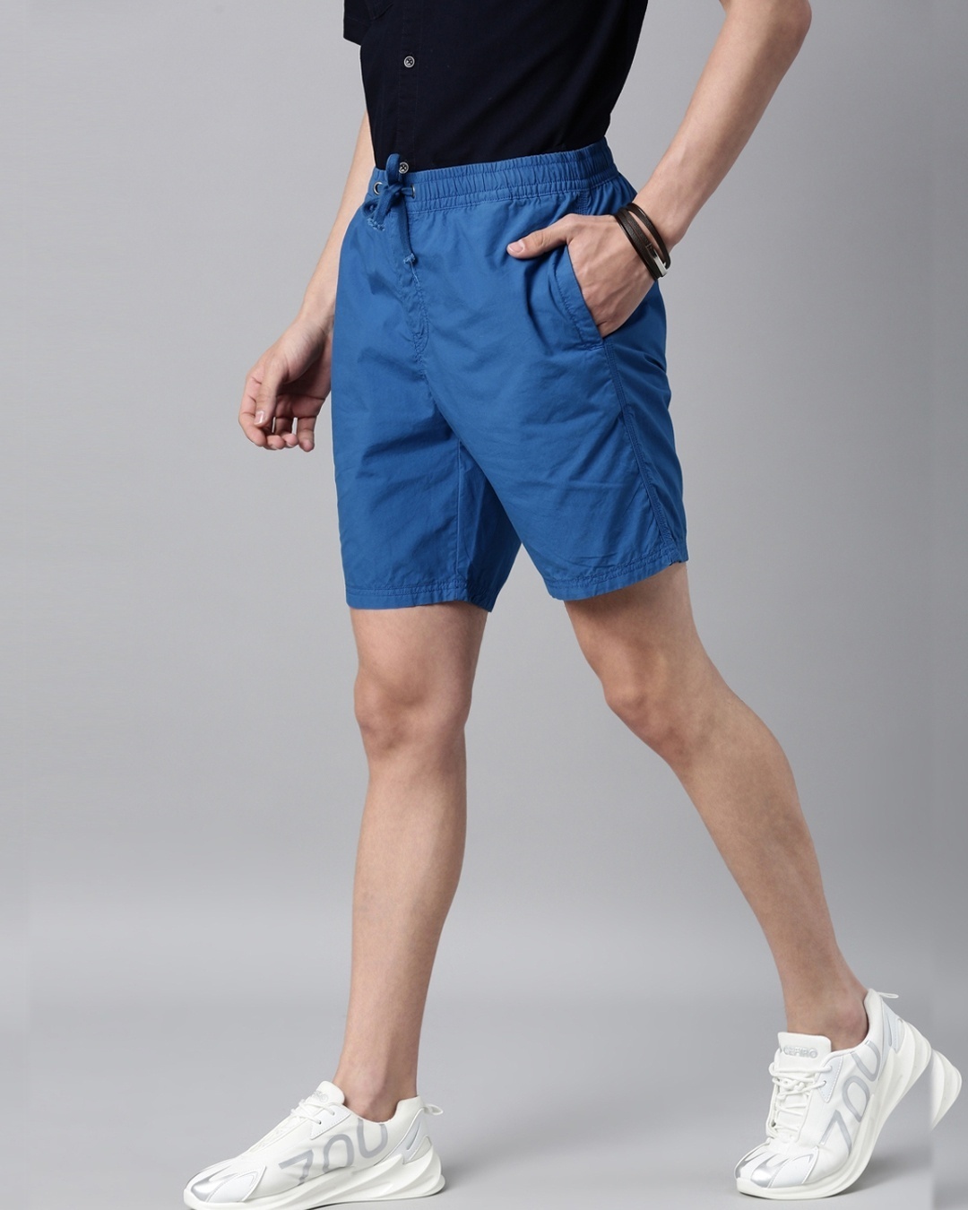Shop Men Solid Casual Shorts-Design
