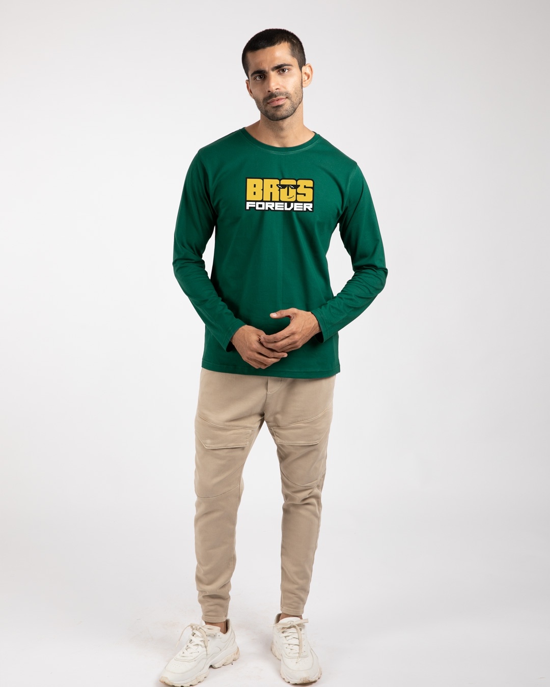 Shop Bros Forever Full Sleeve T-Shirt-Design