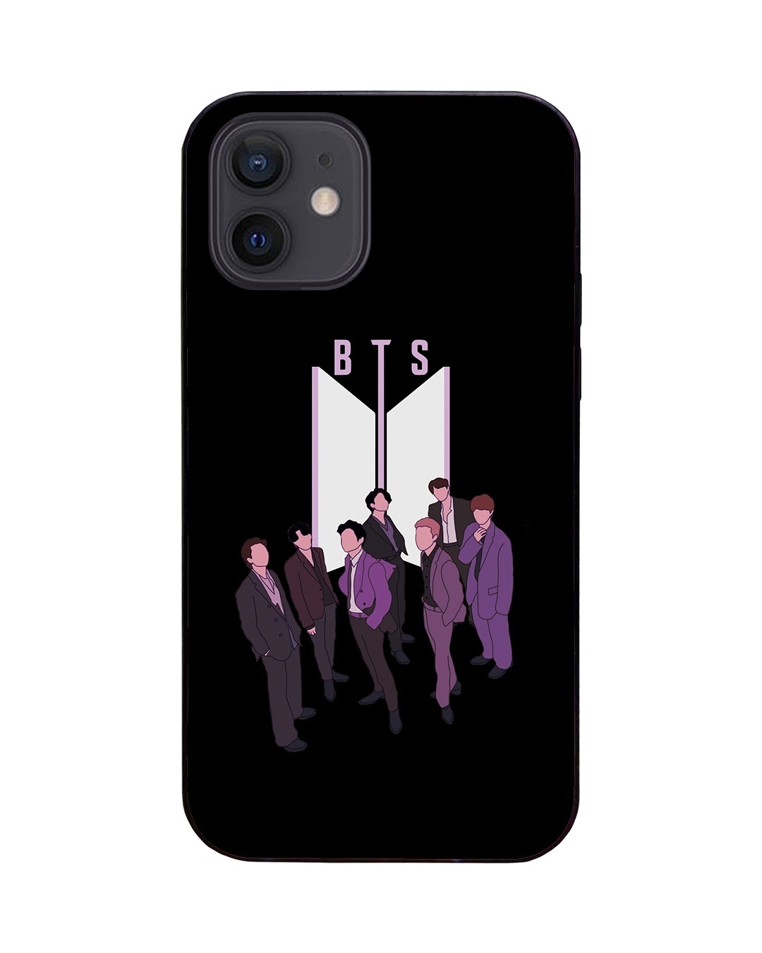 Shop BTS LED Cover for iPhone 12 Pro-Back