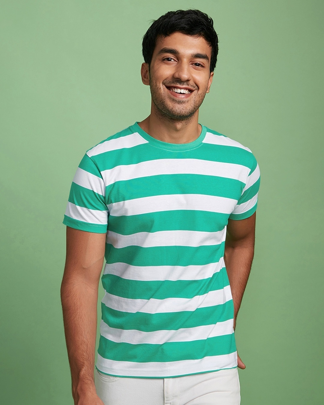 Shop Bubble Gum Stripe T-Shirt-Back