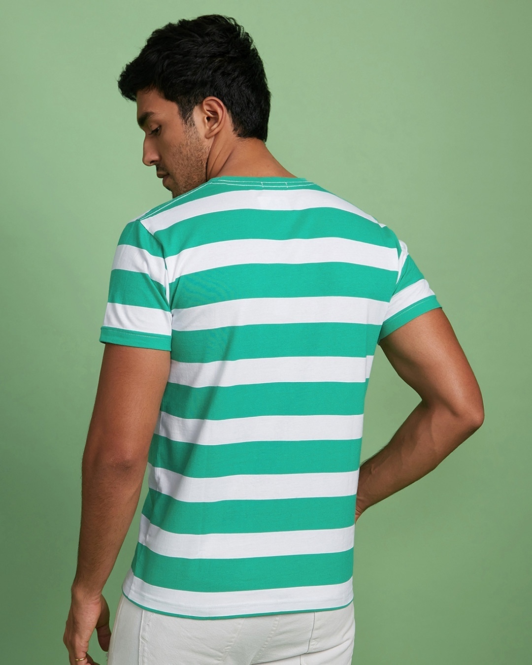 Shop Bubble Gum Stripe T-Shirt-Full