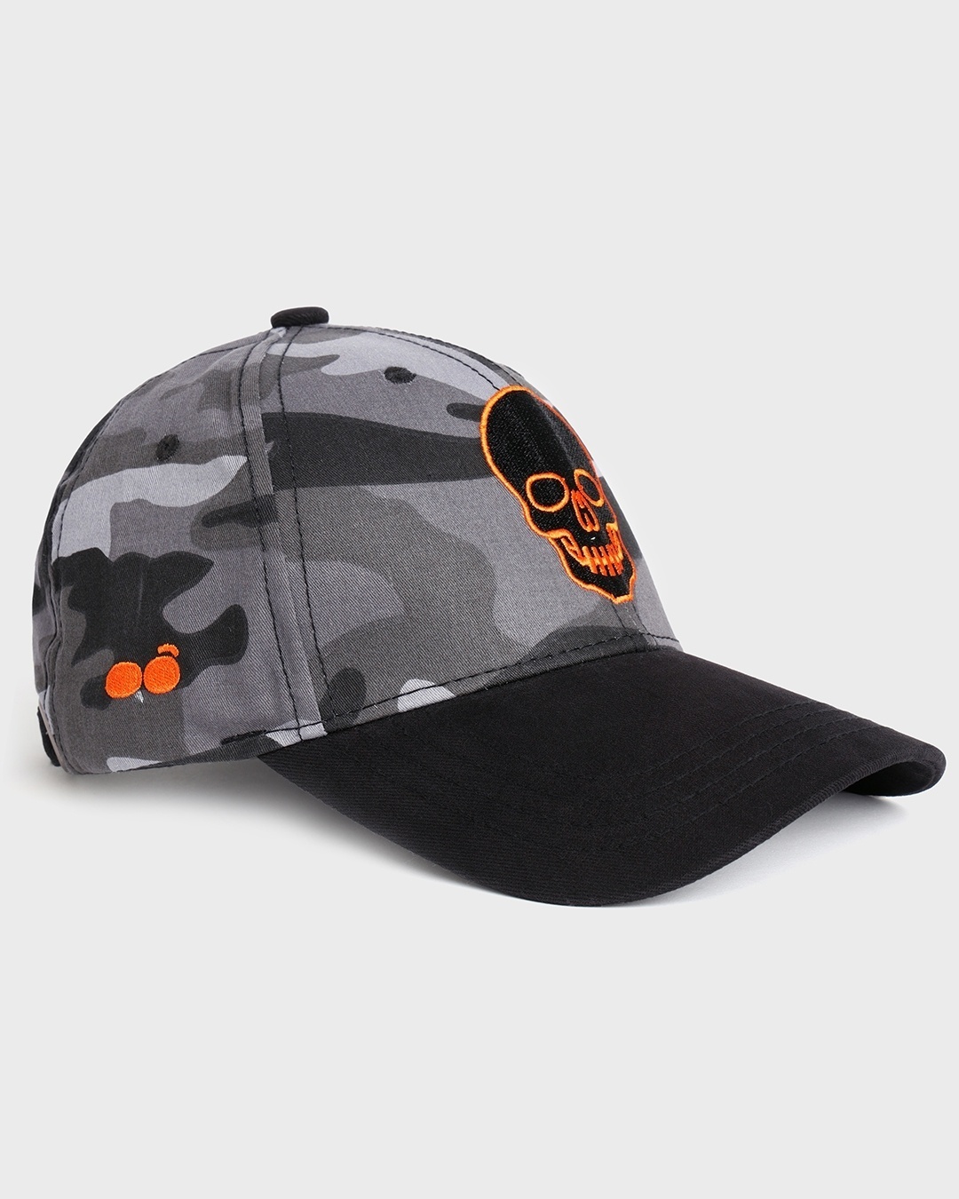 Shop Camo Skull Baseball Cap-Full