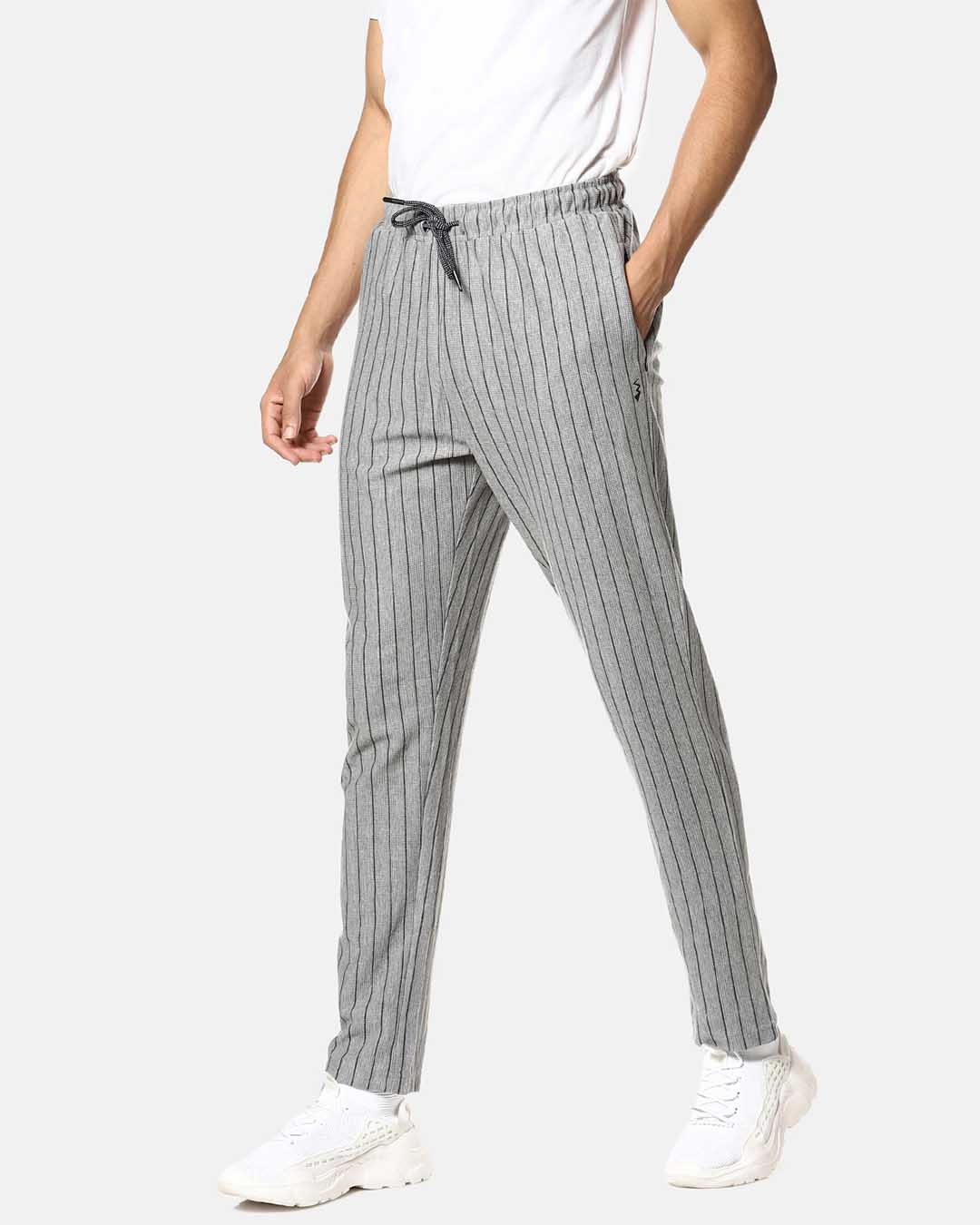 Shop Men's Stylish Grey Trackpants-Full