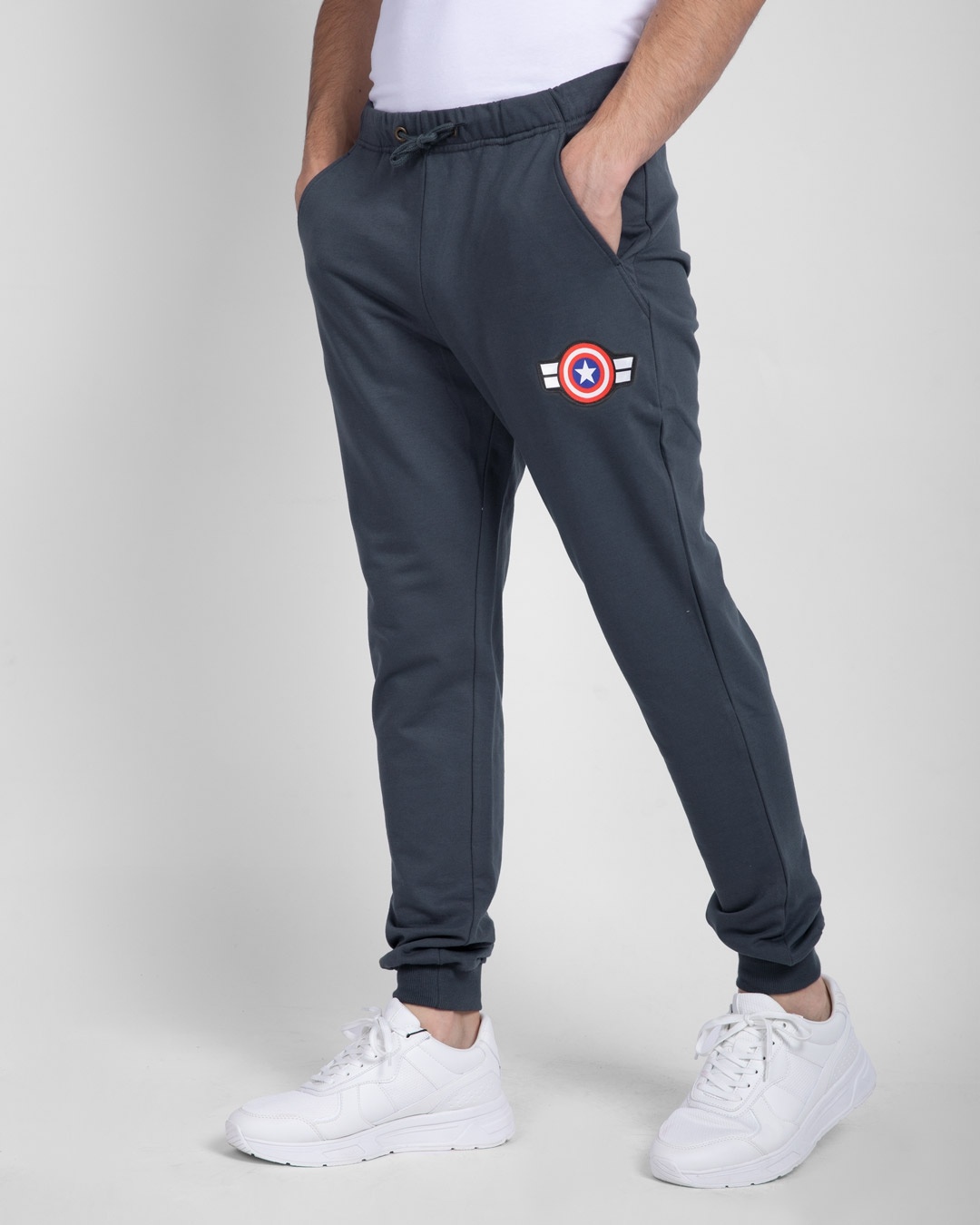 Buy Free Authority Captain America Featured Joggers for Men online