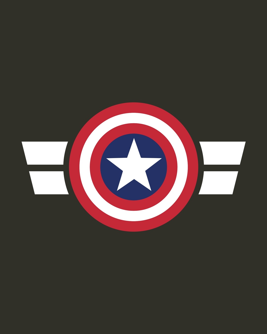 Shop Captain America Logo Puffer Jacket with Detachable Hood