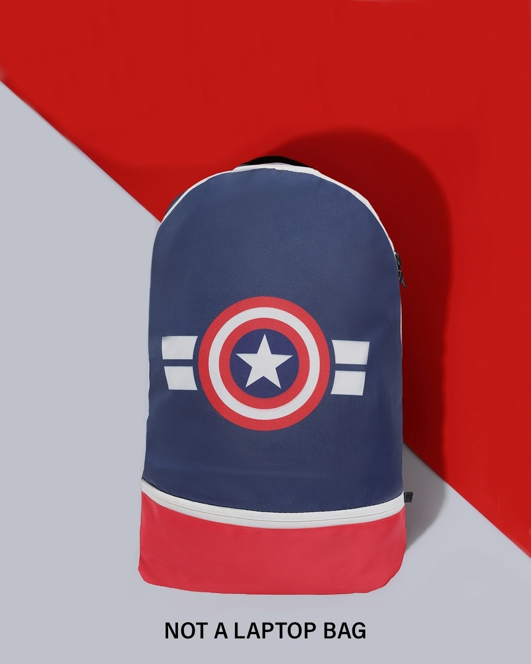 Hi Trend Avengers Captain America Shield Round Bag with Thick Padding 20 L  Backpack Red, White, Blue - Price in India | Flipkart.com