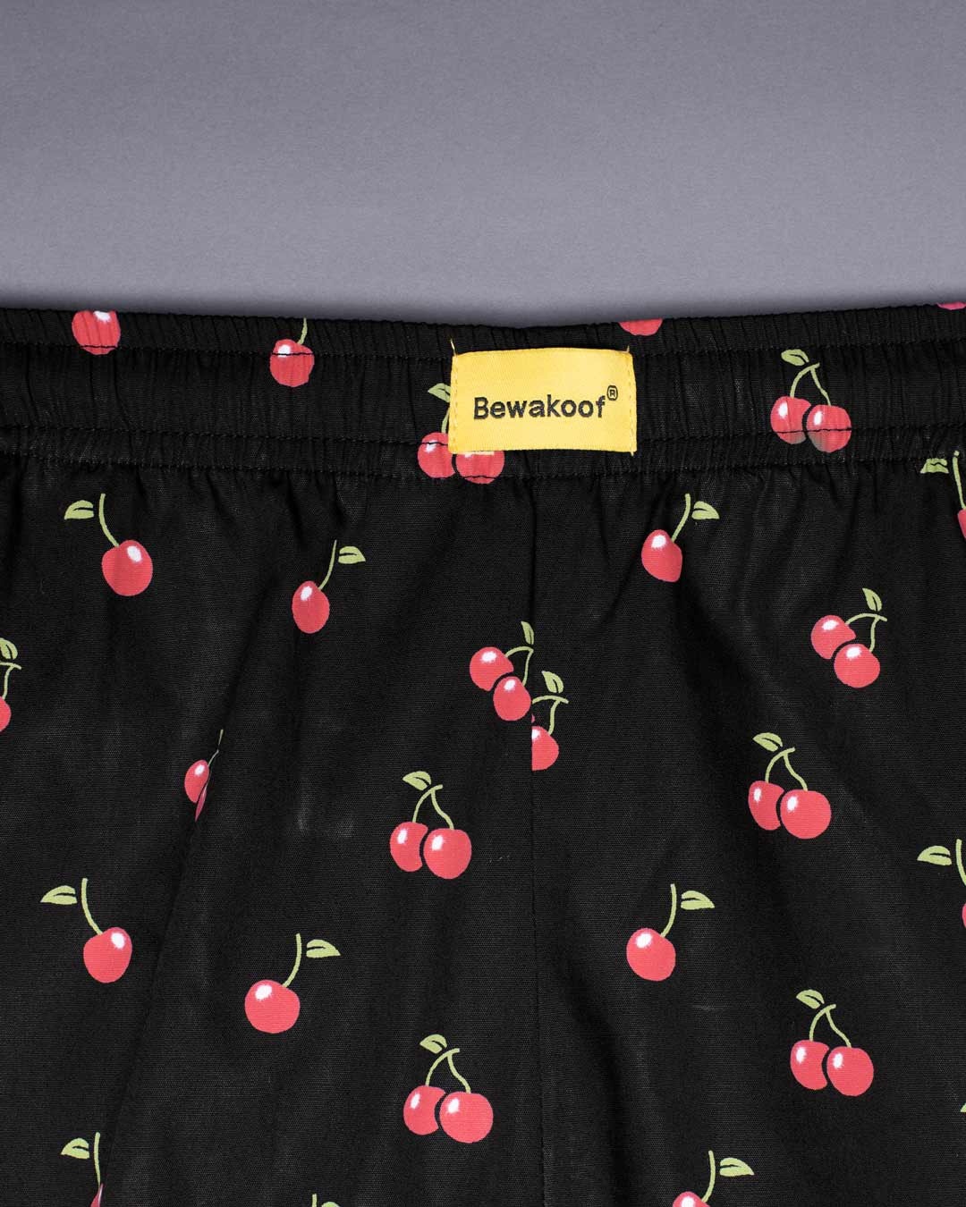 Shop Women's Black Cherry Crush All Over Printed Pyjamas