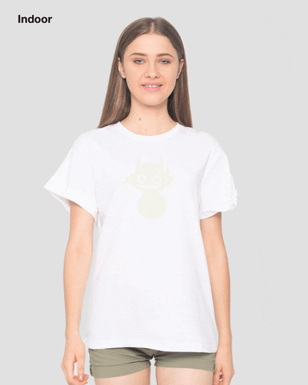 Shop Chibi Bat Sun Active T-Shirt (BML)-Front