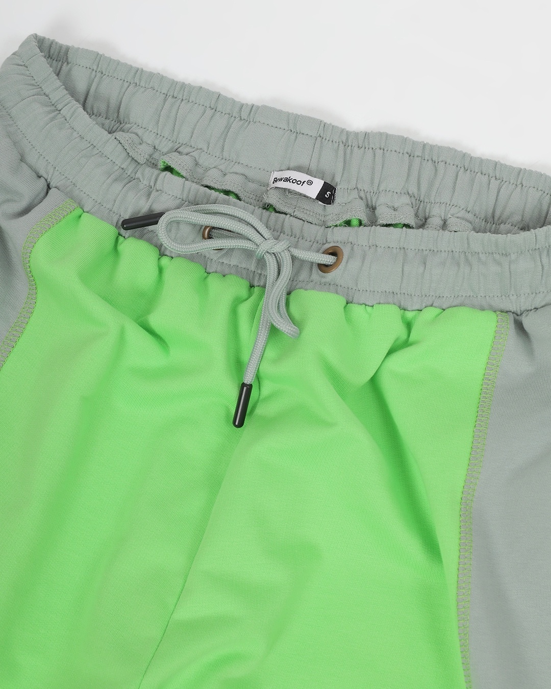 Shop Chilled Out Green Color Block Joggers