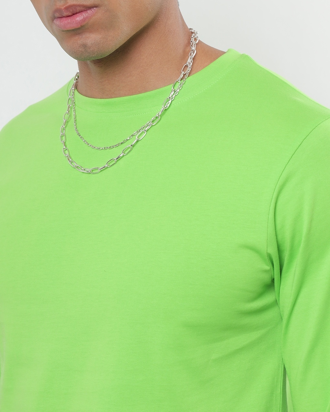 Shop Chilled Out Green Full Sleeve T-shirt