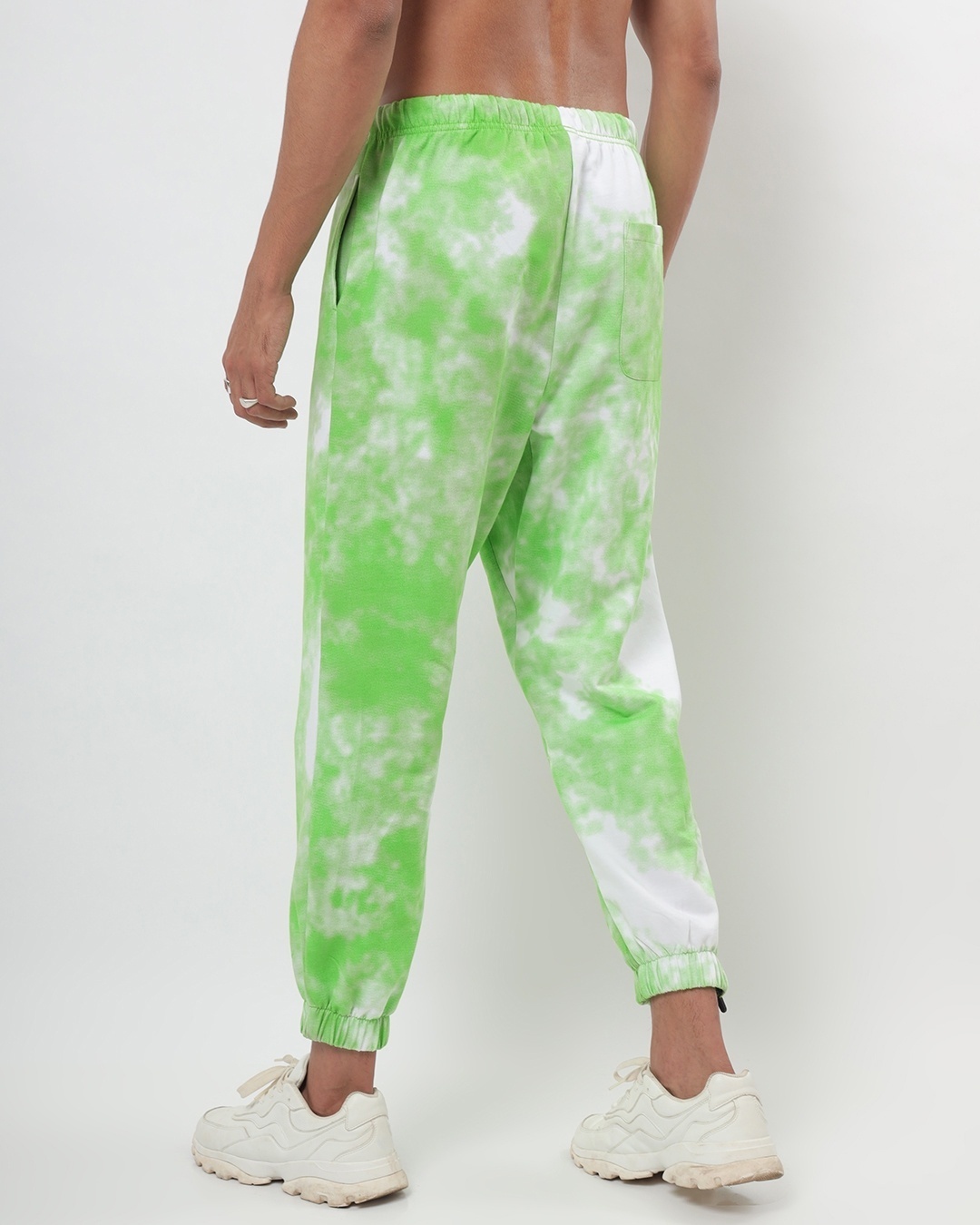 Shop Chilled Out Green Tie & Dye Joggers-Design