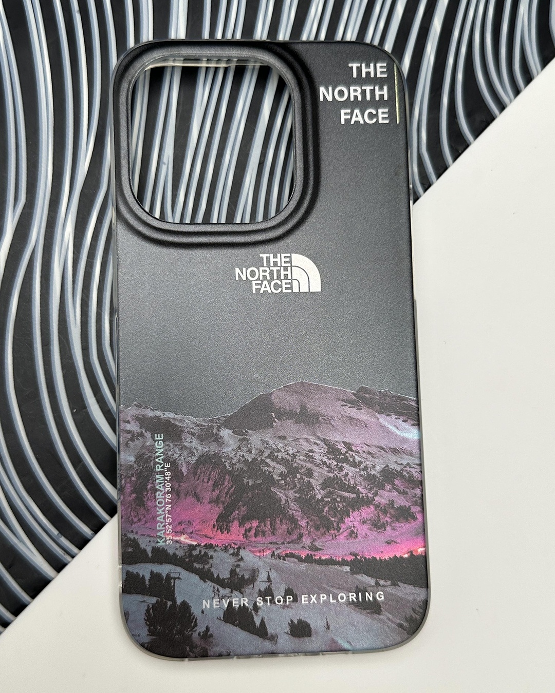 Buy Classy The North Face Pink Mountain Laser Matte Case For Apple iPhone  13 Pro Online in India at Bewakoof