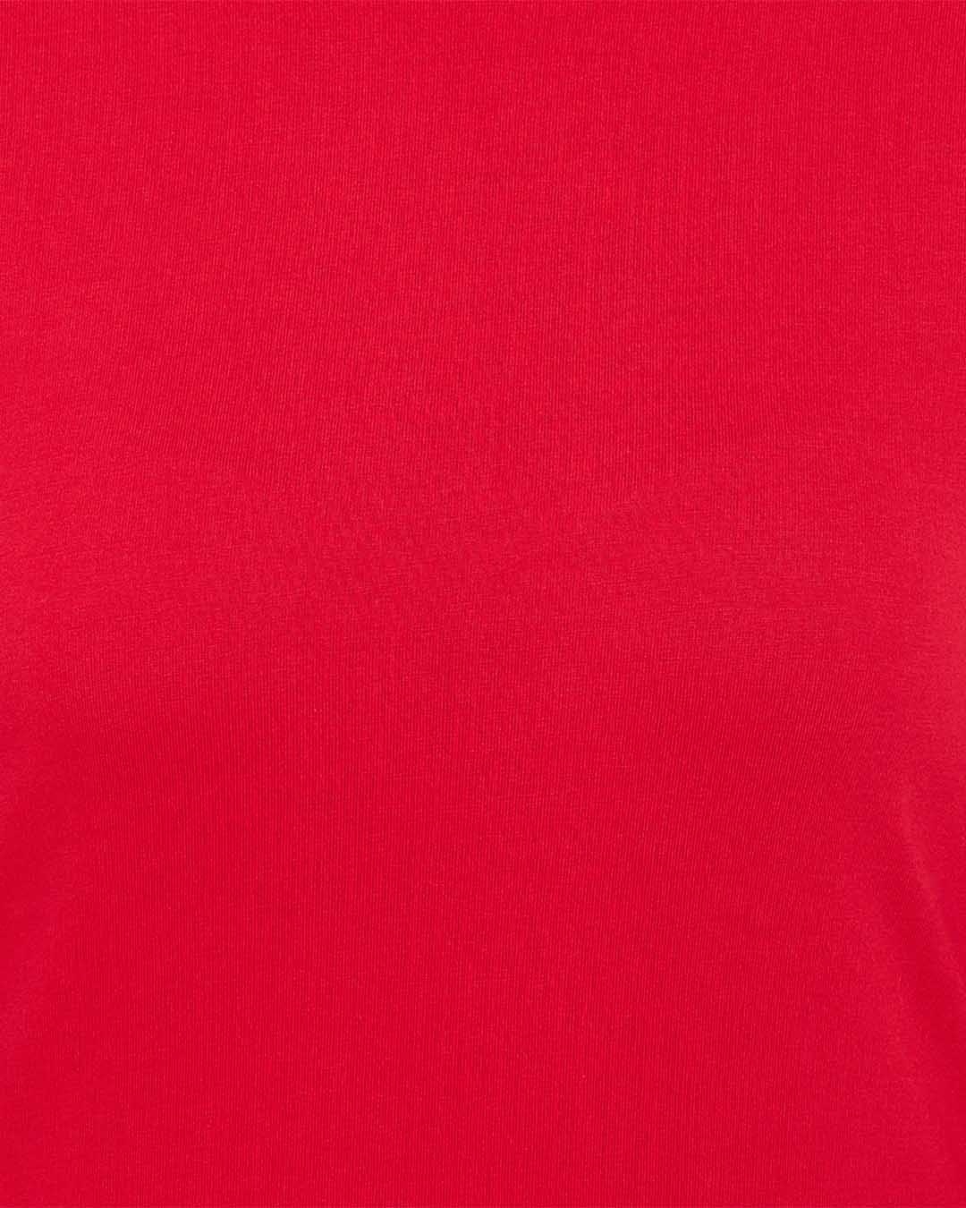 Shop Chic Basic Sleep Top In Red   Cotton