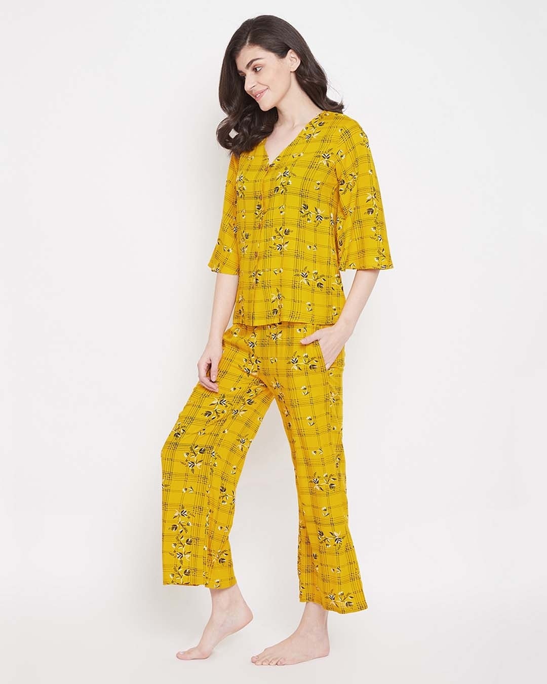 Shop Print Me Pretty Top & Pyjama Set-Design