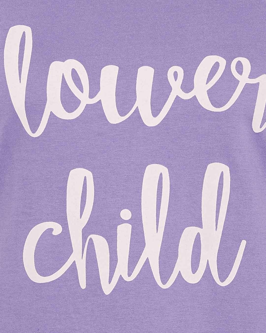 Shop Text Print Top & Pretty Florals Pyjama In Purple & Baby Pink-Full