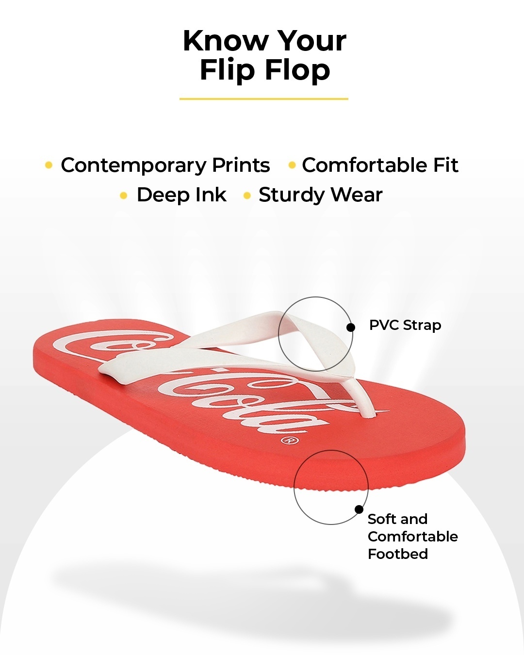 Shop Coca-Cola Printed Men's Flip-flop-Full
