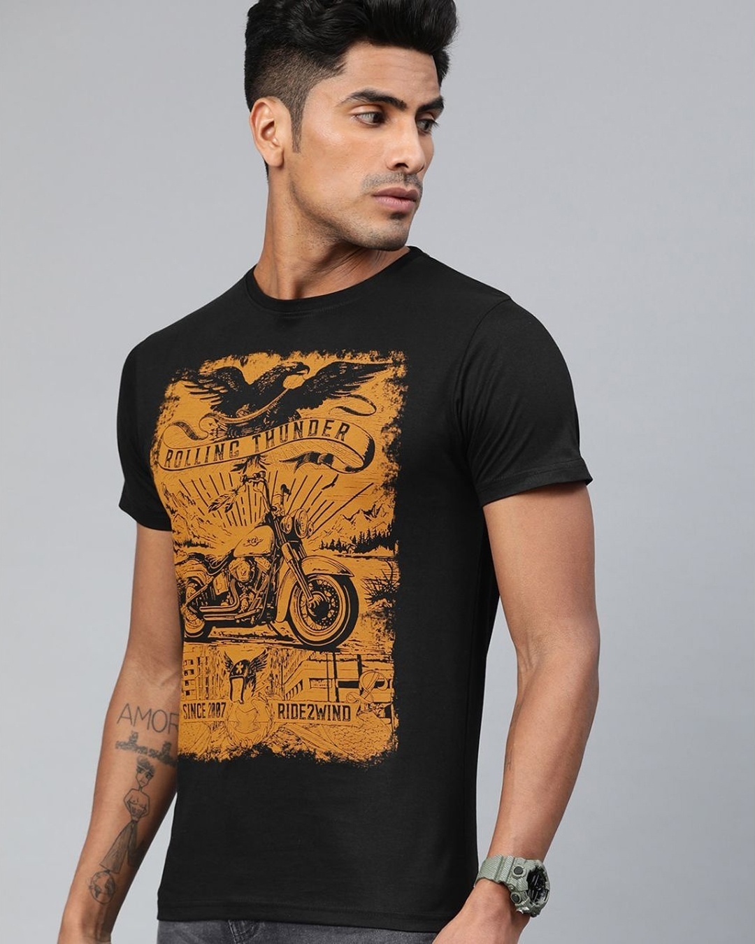 Shop Black Graphic T Shirt-Design