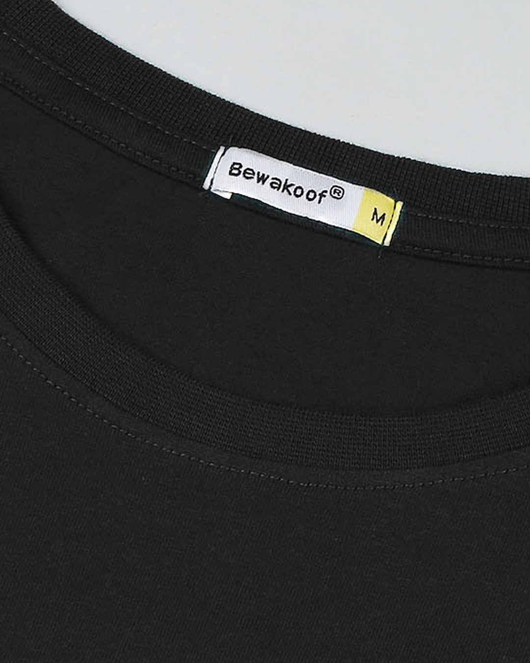 Shop Conquer Strip Half Sleeve T-Shirt Black