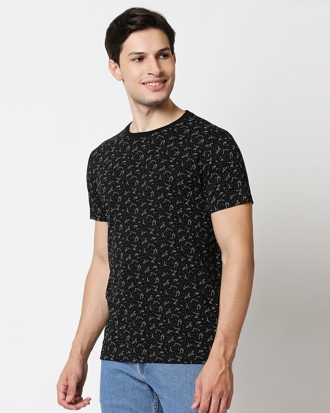 Shop Constellation AOP Half Sleeve T-Shirt-Design