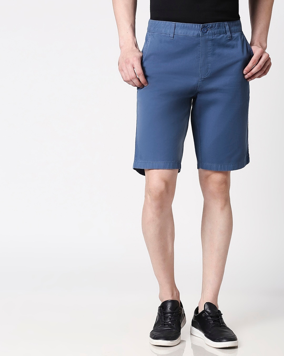 Shop Cool Blue Men's Shorts-Back