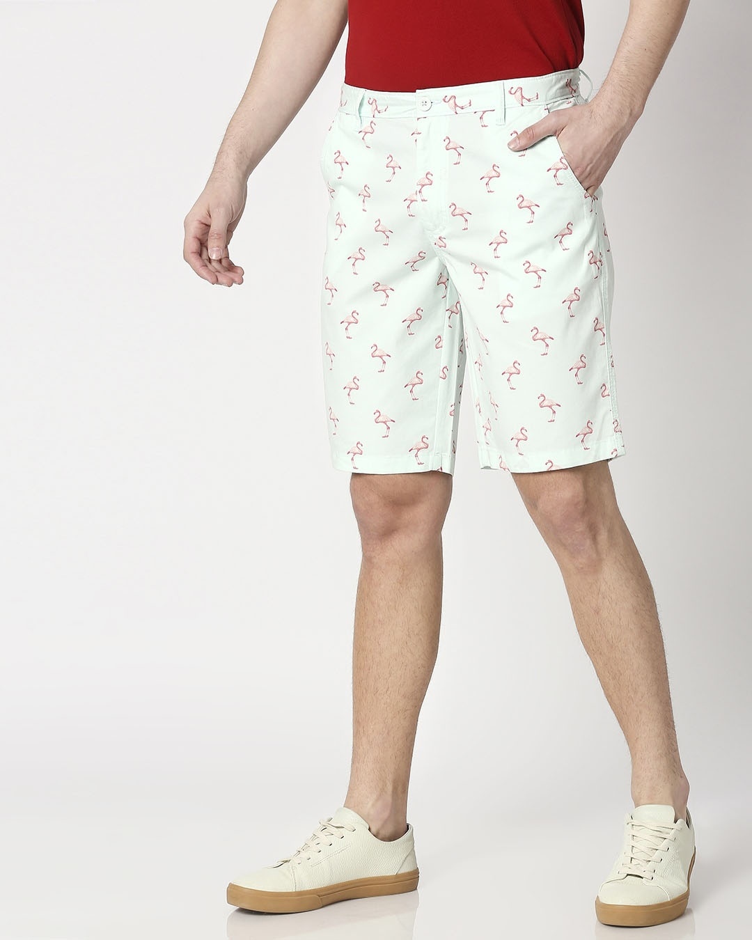Shop Cool Flamingo Men's Shorts-Design