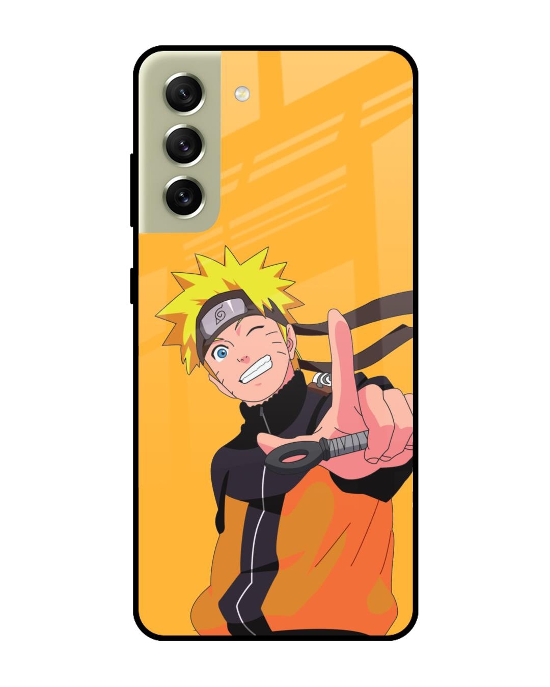 Buy Cool Naruto Premium Glass Case for Samsung Galaxy S21 FE 5G