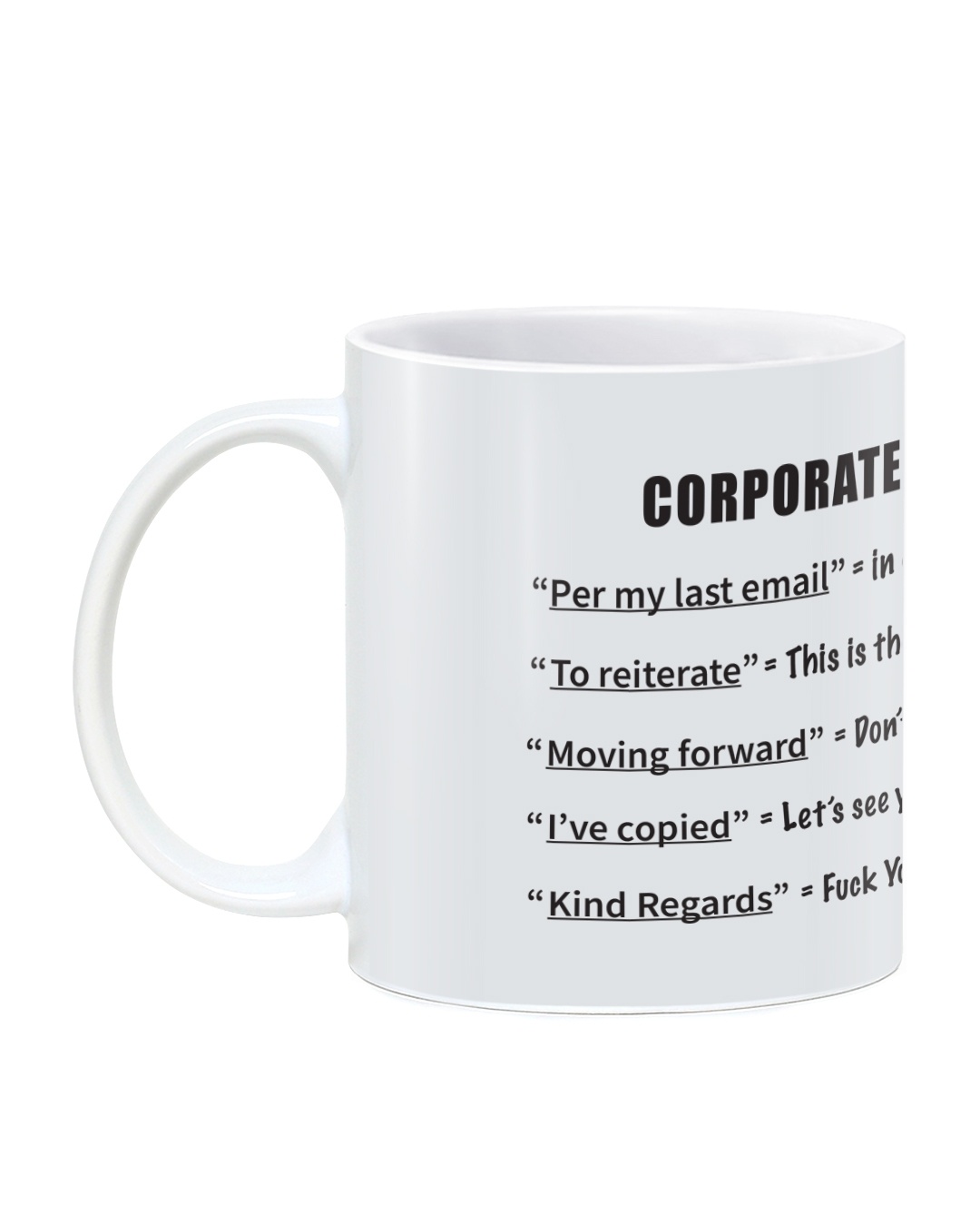 Shop Corporate Email Mug 320 - ml-Back