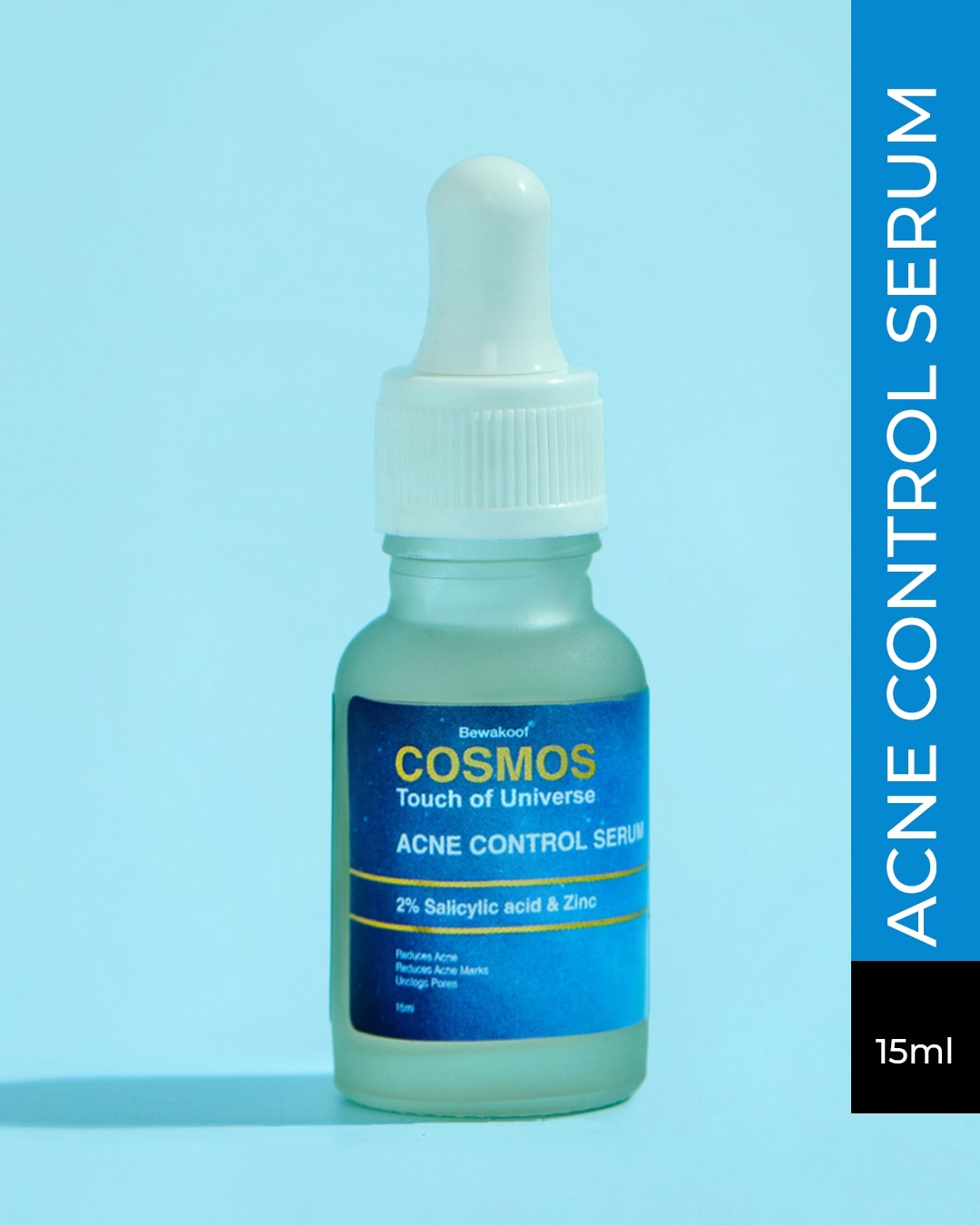 Shop Acne Control Serum By Bewakoof With 2% Salicylic Acid Zinc & Vitamin B3 15ml-Front