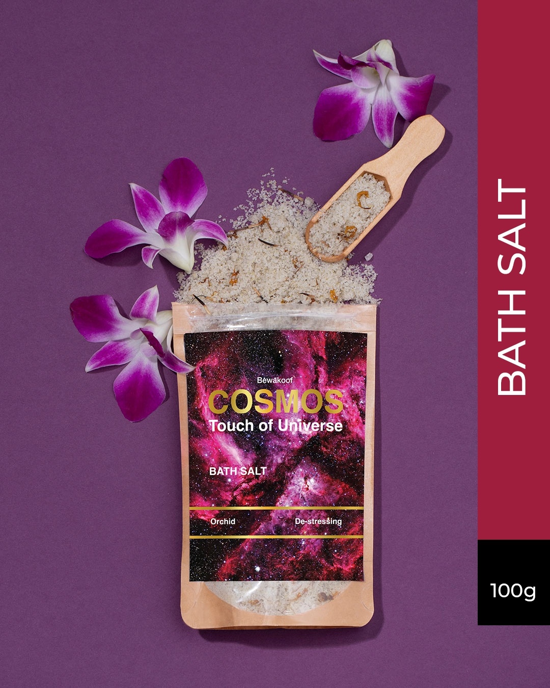 Shop Bath Salt By Bewakoof With Orchid 100g-Front