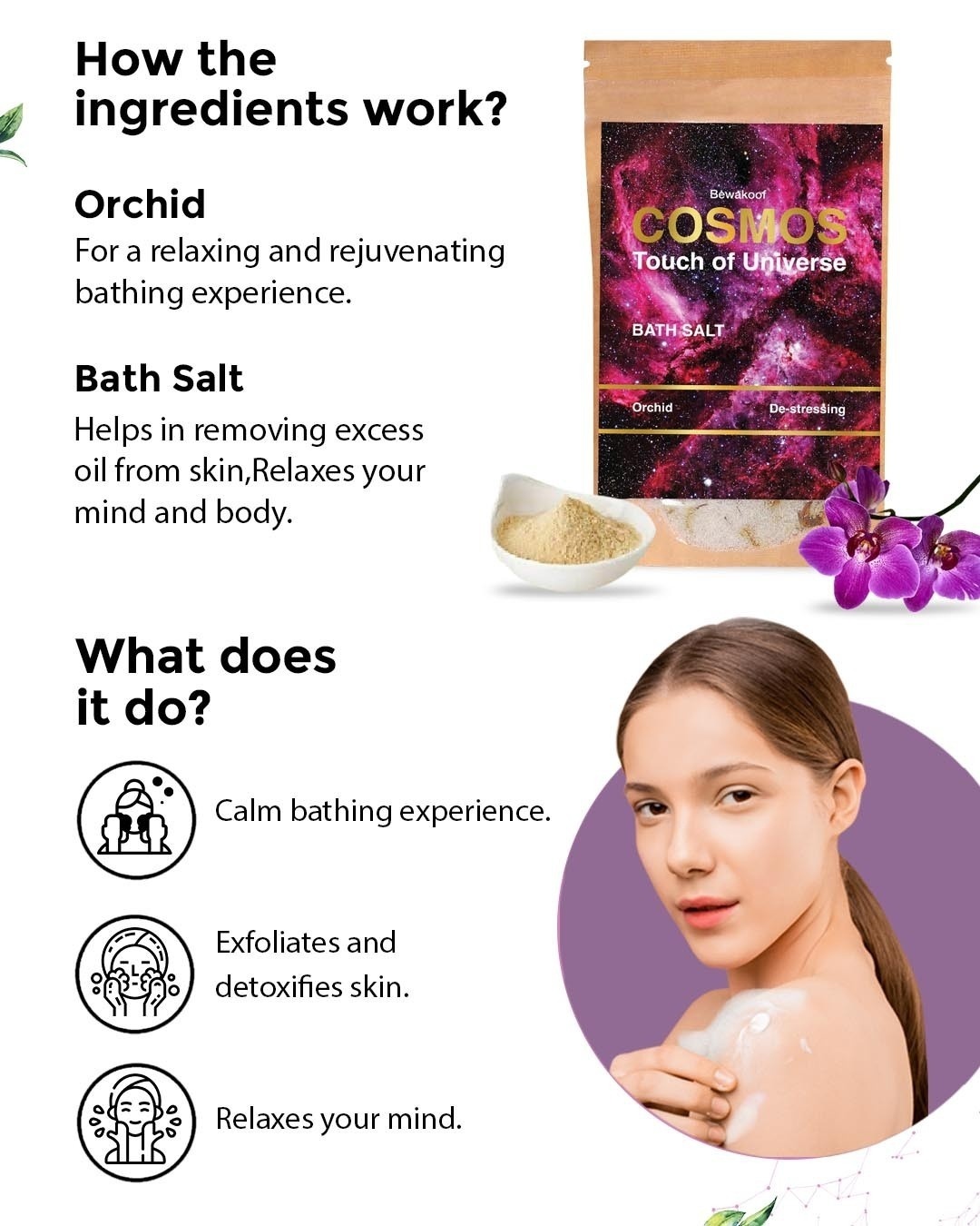 Shop Bathing Salt Combo (Orchid Bath Salt 100gm, Lavender Bath Salt 100gm & Lemon Bath Salt 100gm)-Back