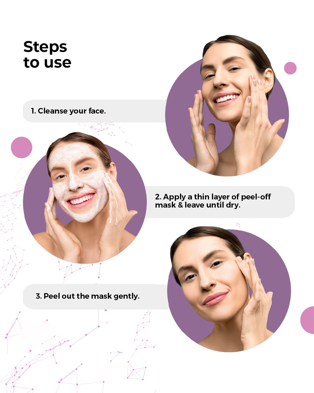 Shop Mineral Peel Off Mask By Bewakoof With Silver & Plum 50g