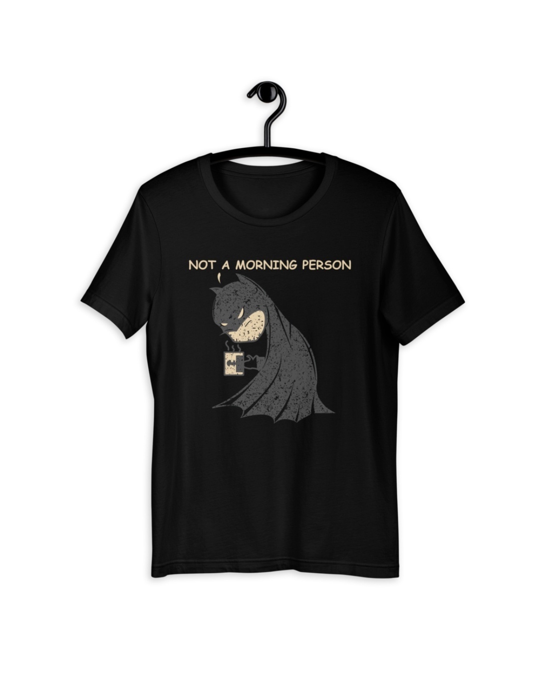 Shop Craxy Storecom Bats Hate Mornings TShirt-Front