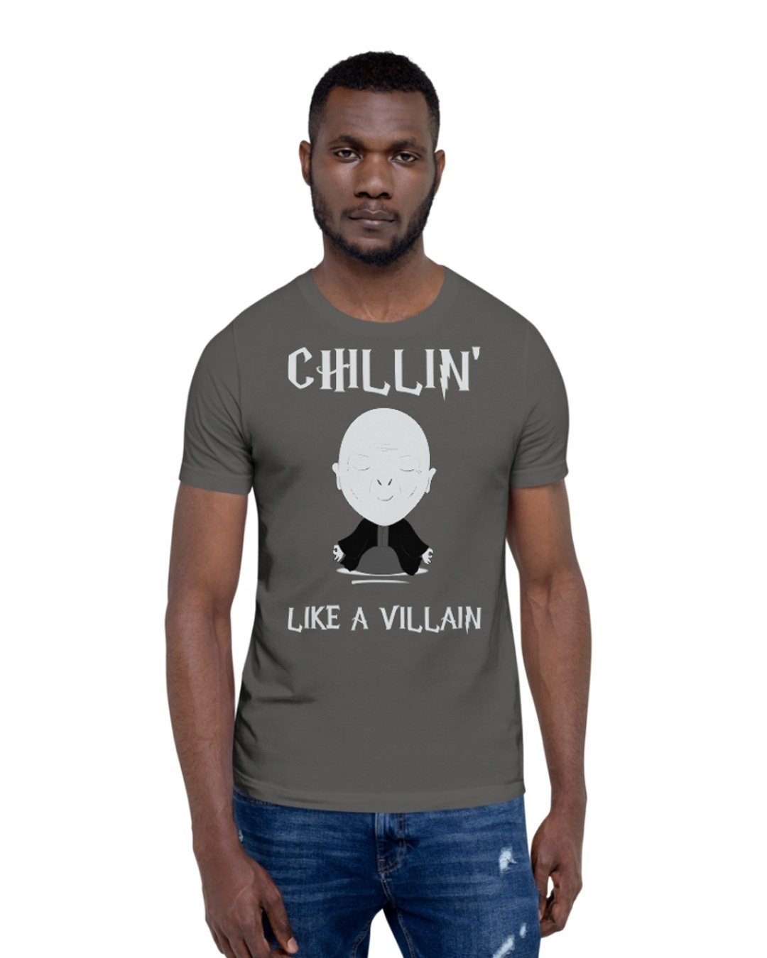 Shop Craxy Storecom Chillin like a villain TShirt-Front