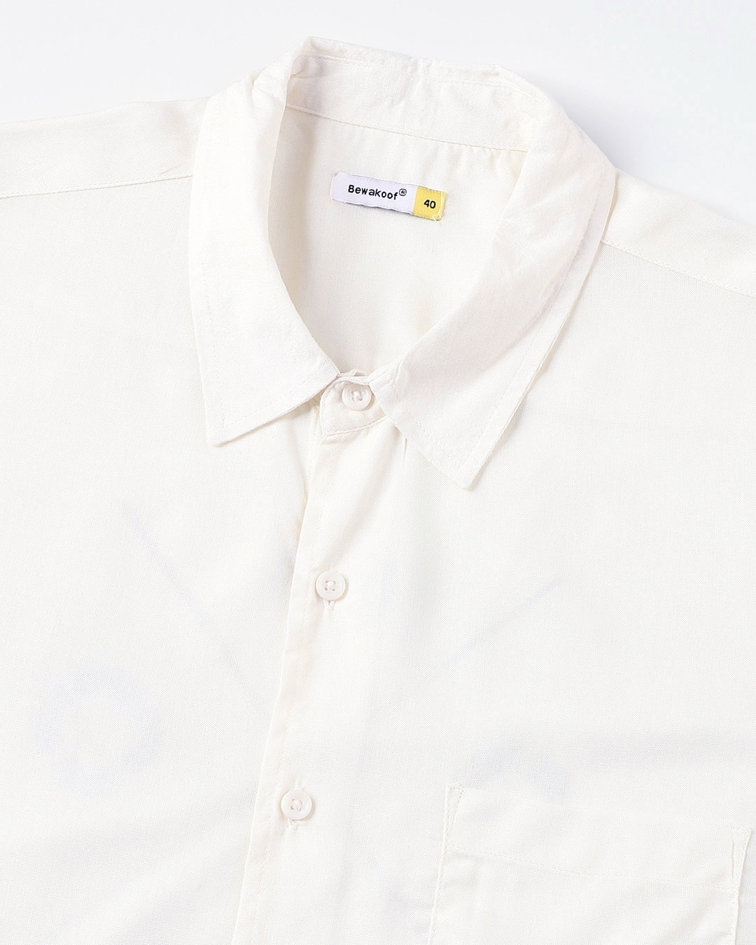 Buy Men's Cream Shirt Online at Bewakoof