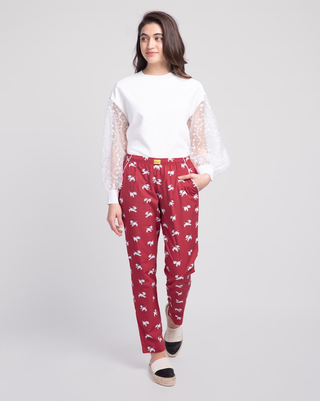 Shop Dalmations Play All Over Printed Pyjama (DL)-Full