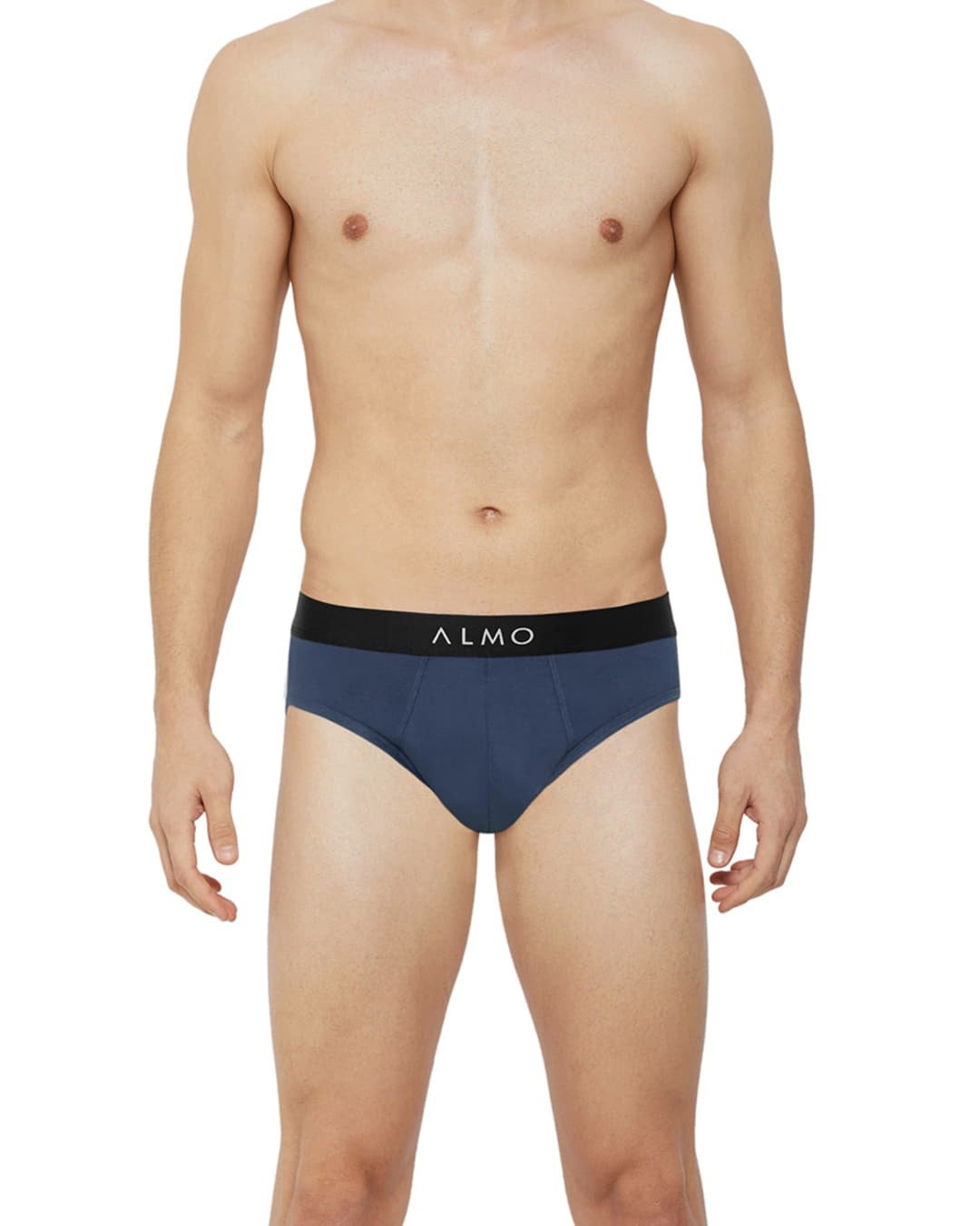 Shop Dario Solid Micro Modal Black And Blue Men's Brief (Pack Of 2)-Full