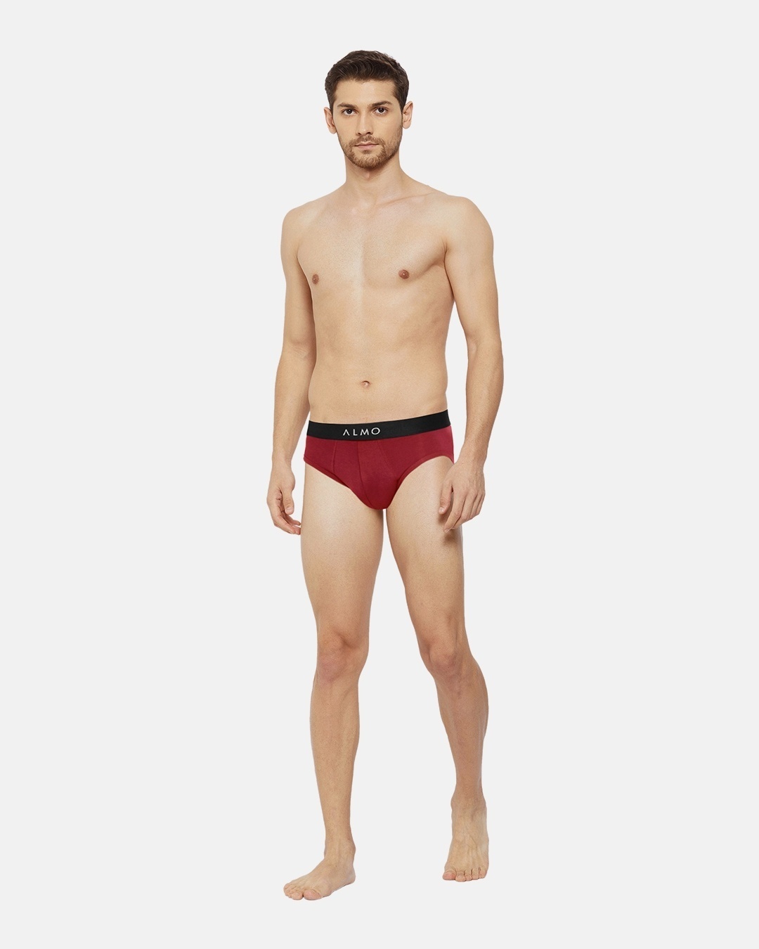 Shop Dario Solid Micro Modal Red And Green Men's Brief (Pack Of 2)
