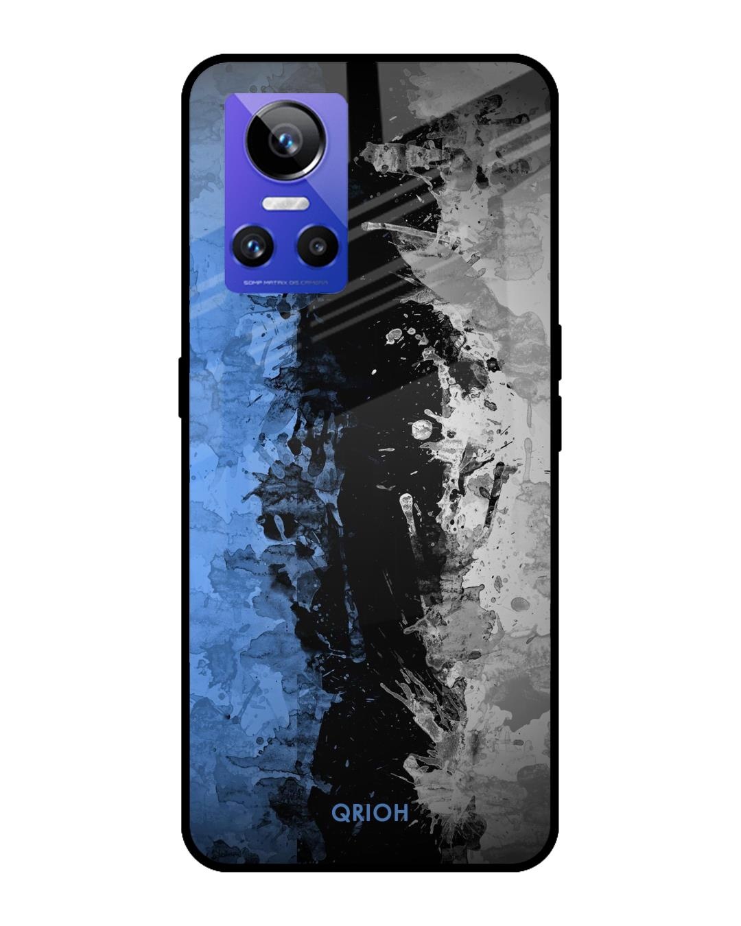 Shop Dark Grunge Printed Premium Glass Cover for Realme GT Neo 3 (Shock Proof, Scratch Resistant)-Front