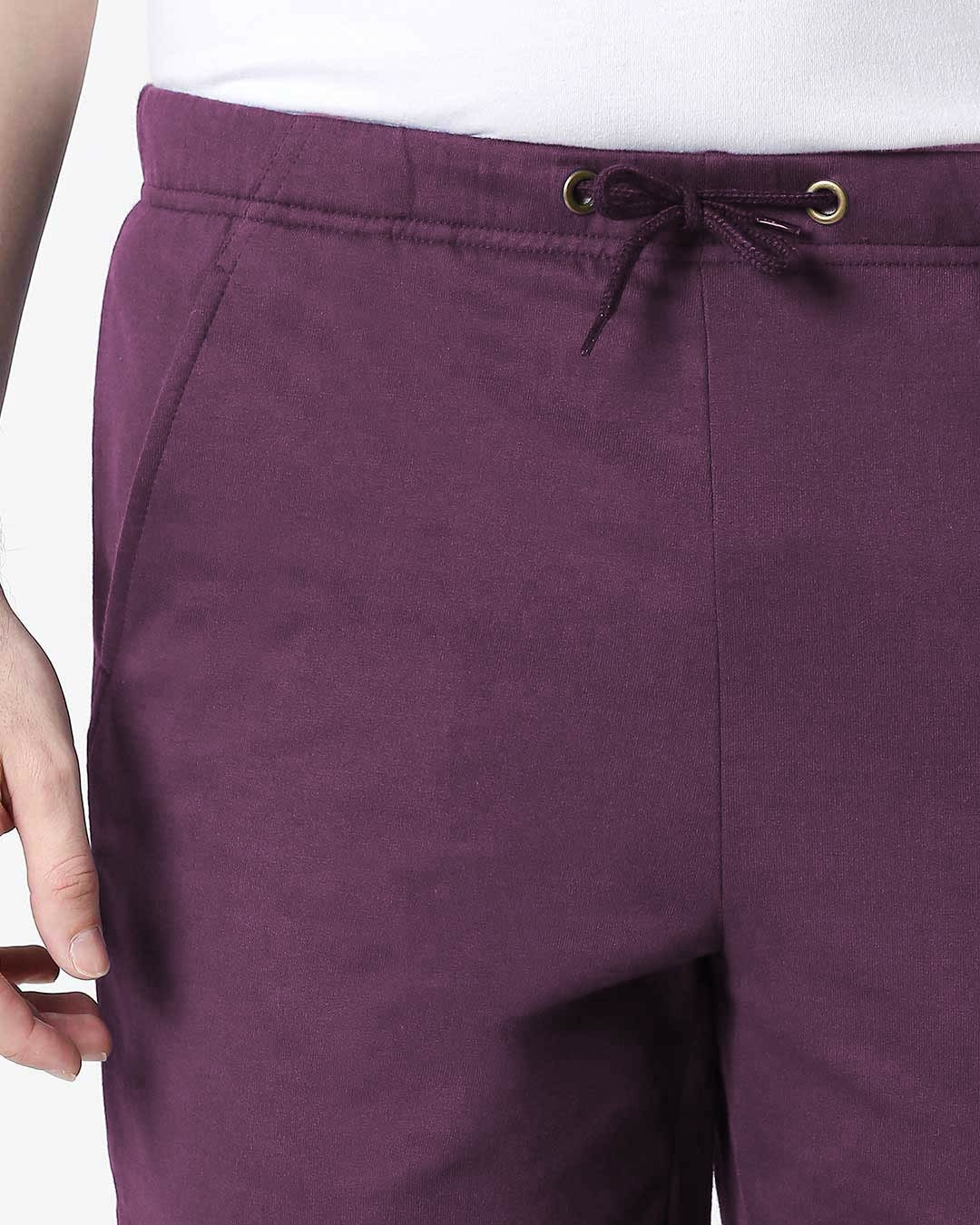 Shop Deep Purple Men's Casual Shorts