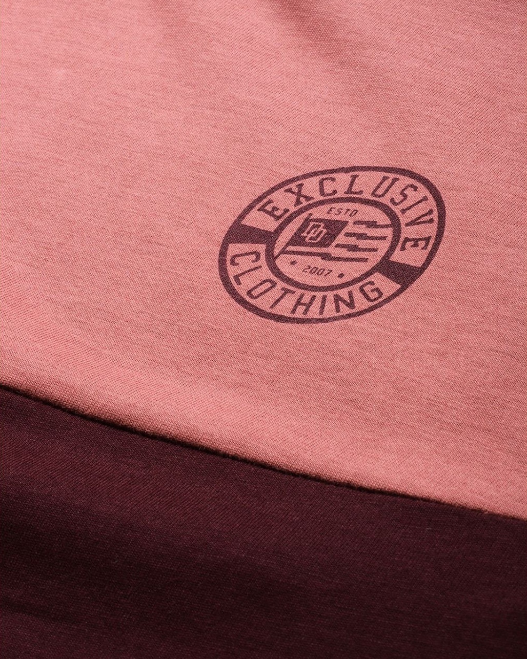 Shop Pink Colourblocked T Shirt-Full