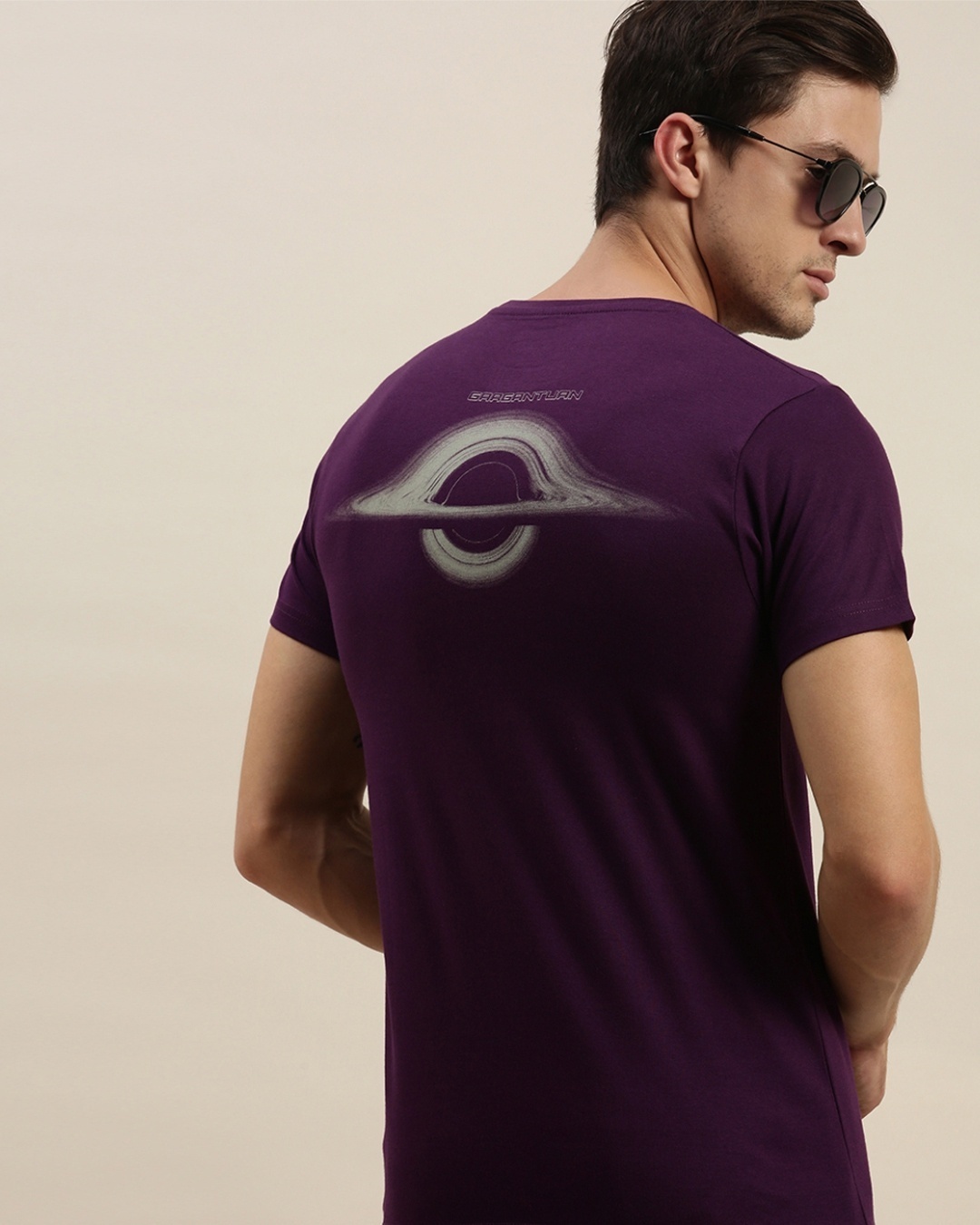 Shop Purple Graphic Print T Shirt