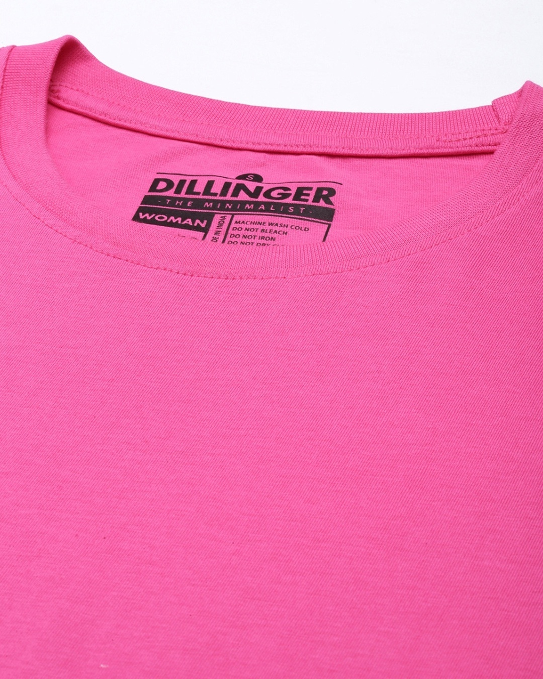 Shop Women's Pink Oversized Fit T Shirt-Full