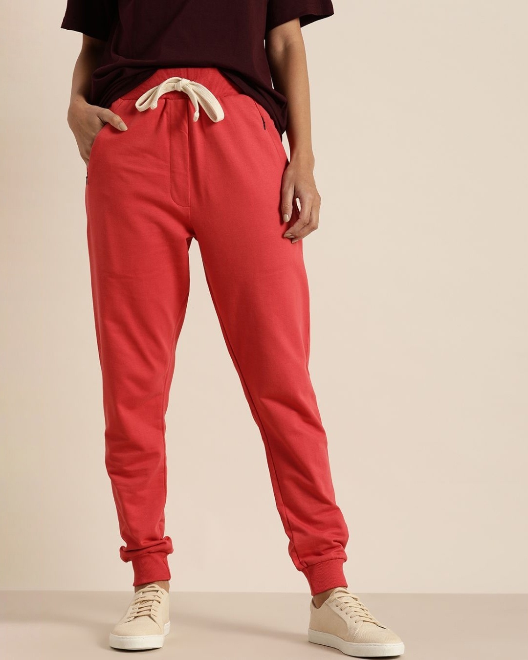 Womens Red Joggers Joggers & Sweatpants.