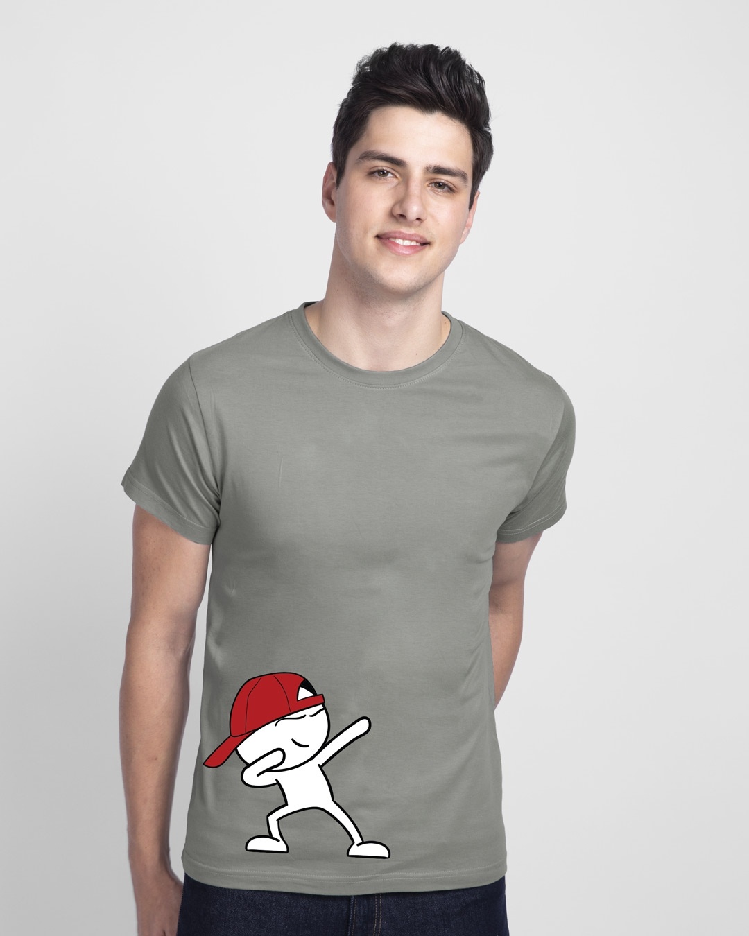 Shop Doe Bolt Half Sleeve T-Shirt-Front