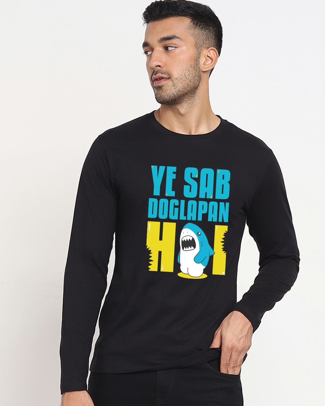 Shop Doglapan Full Sleeve T-shirt-Front