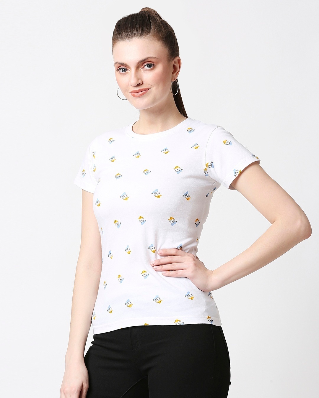 Shop Donald Duck (DL) Half Sleeve AOP T-Shirt-Design