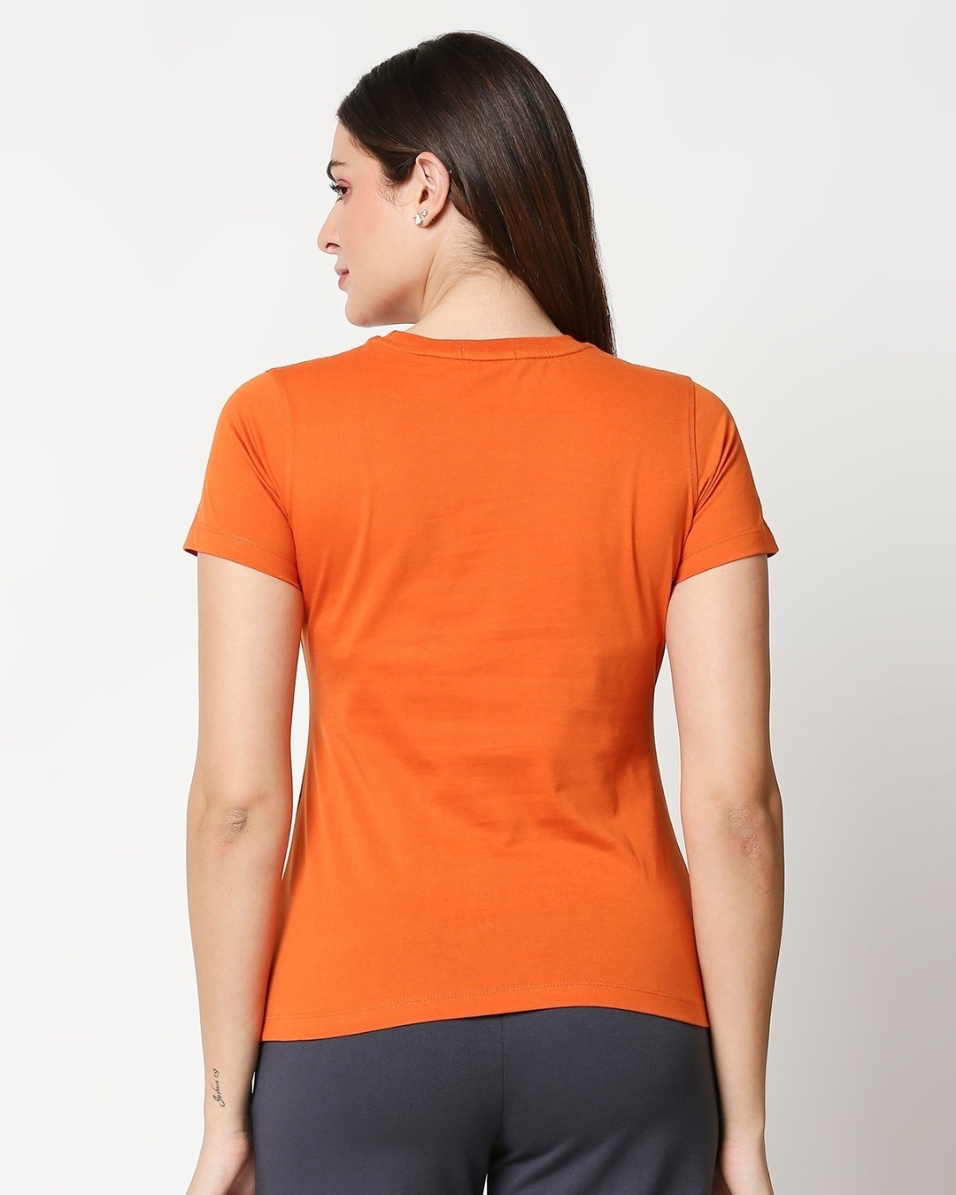 Shop Women's Orange Dream Catcher Graphic Printed T-shirt-Design