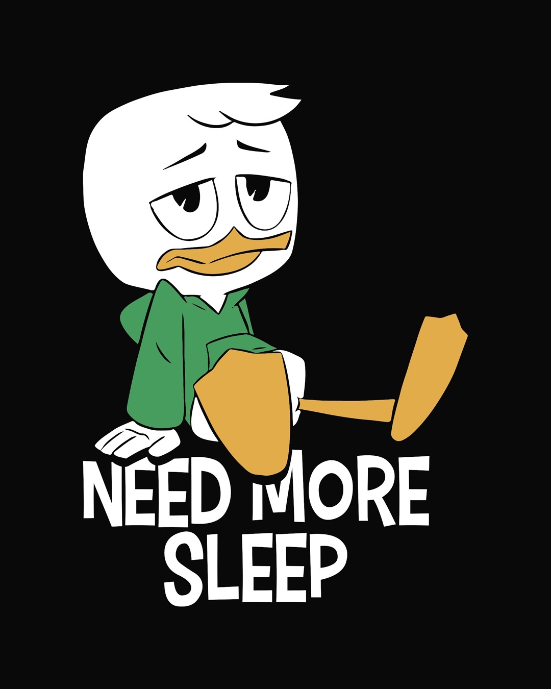 Shop Duck Tales Need Sleep Boyfriend T-Shirt (DL)-Full