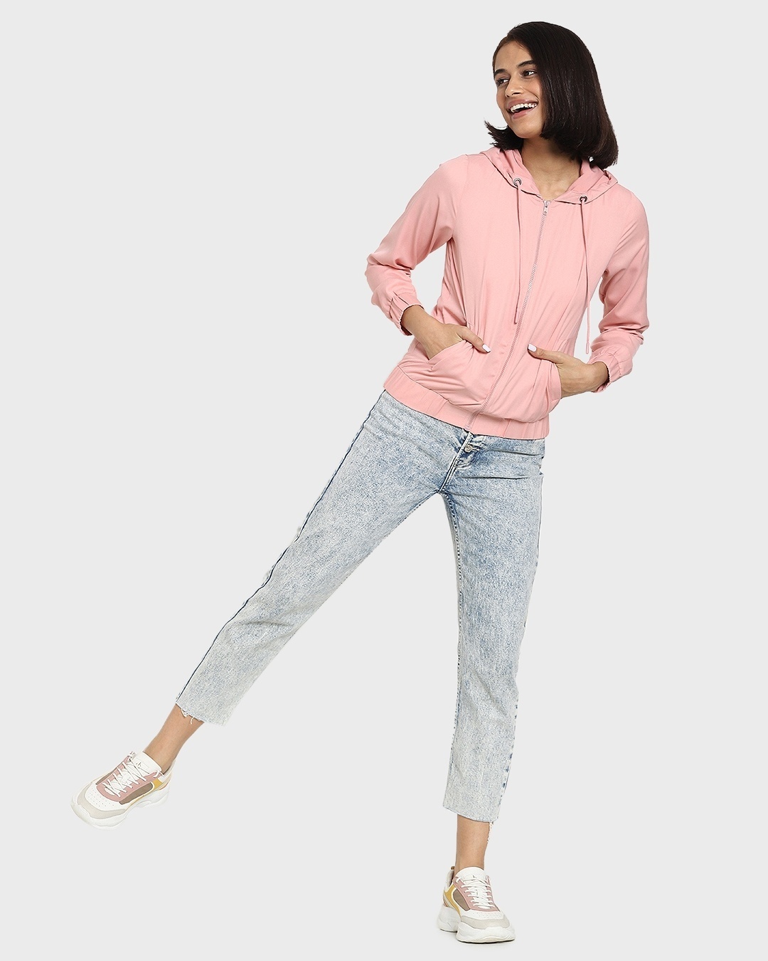Shop Dusty Pink KIARA Fashion Jacket