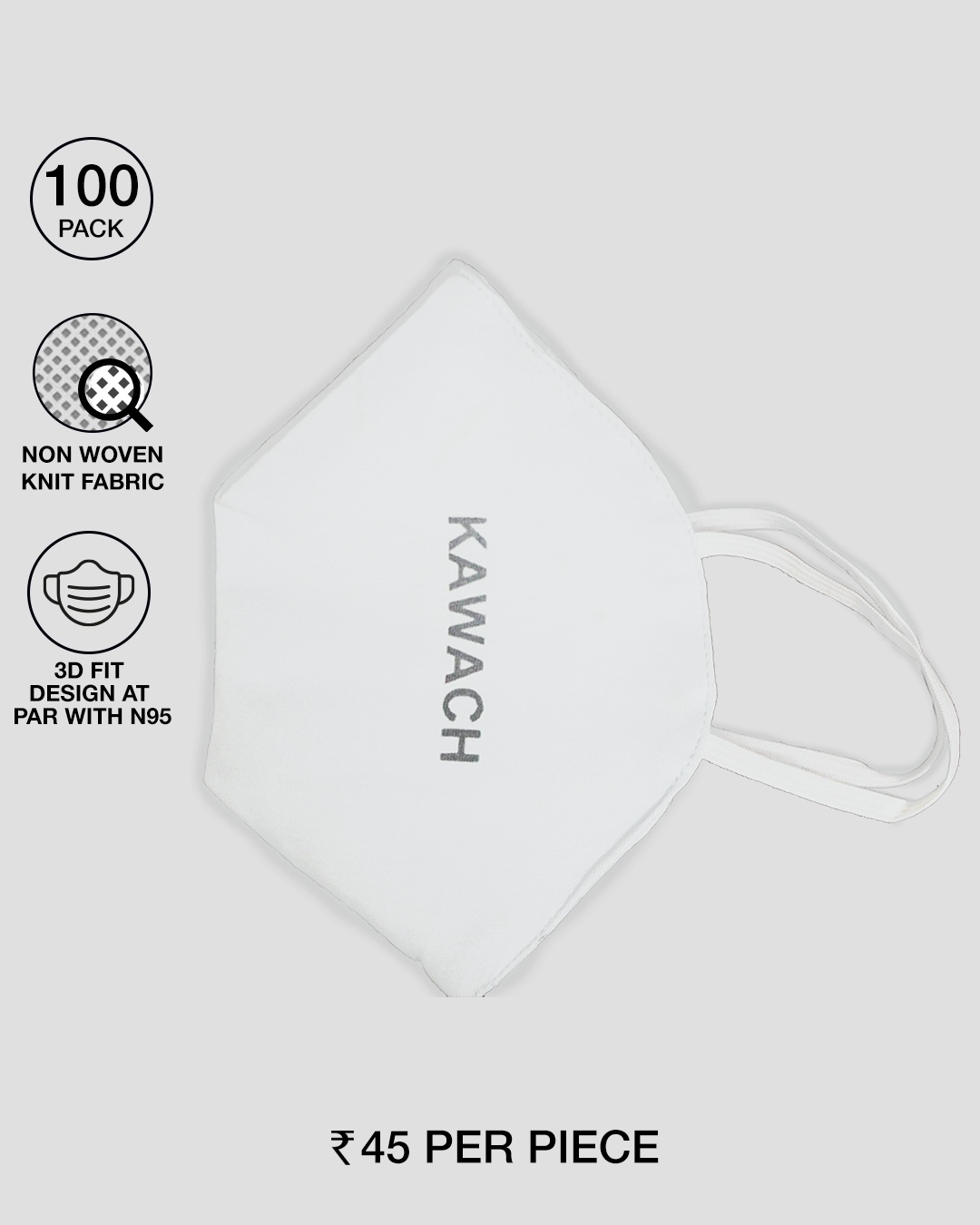 Shop E-Tex Kawach Mask - Pack of 100-Design